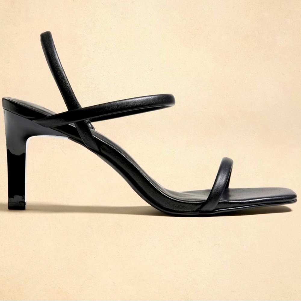 Banana Republic Black Strappy Heels